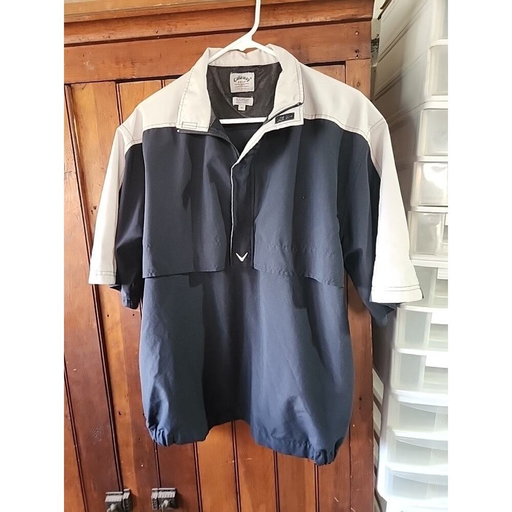 Callaway Golf 1/4 Zip 3/4 Sleeve Windbreaker Jacket